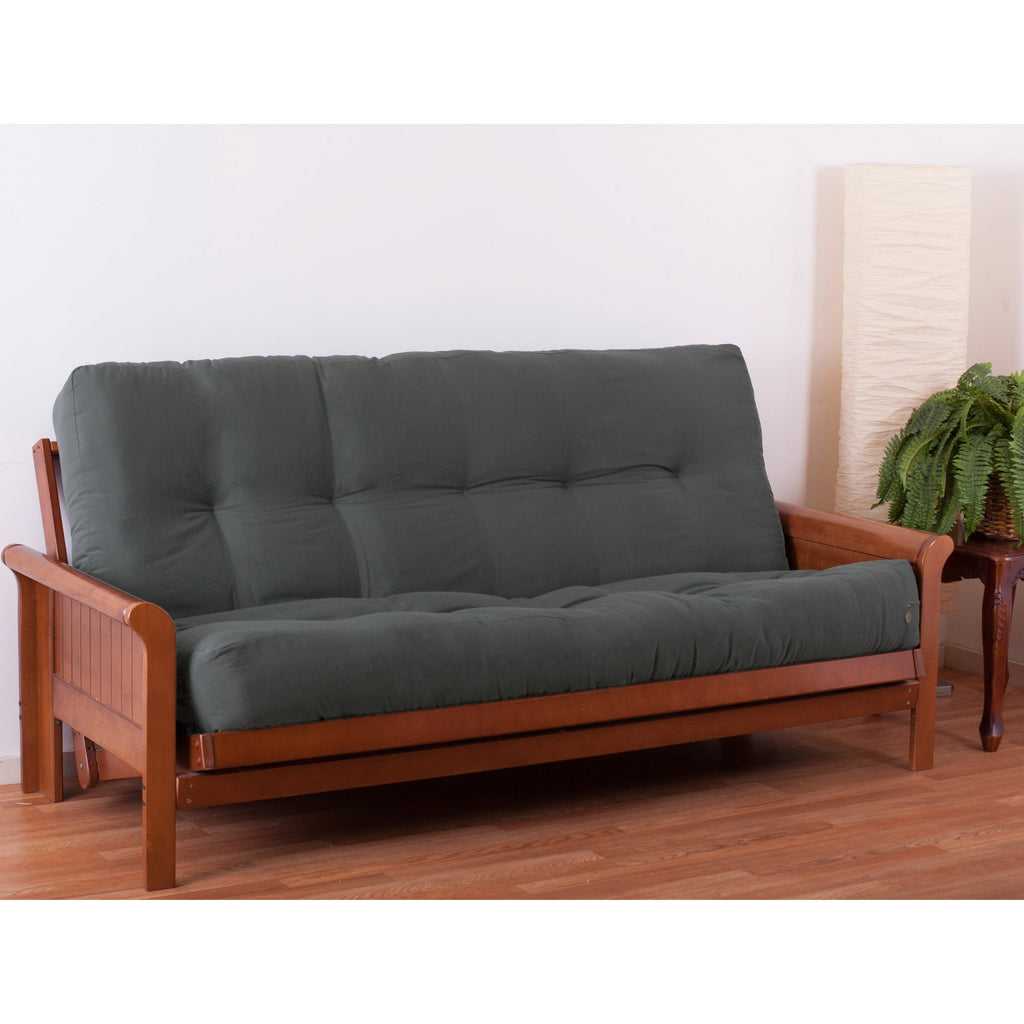 10-inch Thick Twill Futon Mattress (Twin, Full, or Queen)