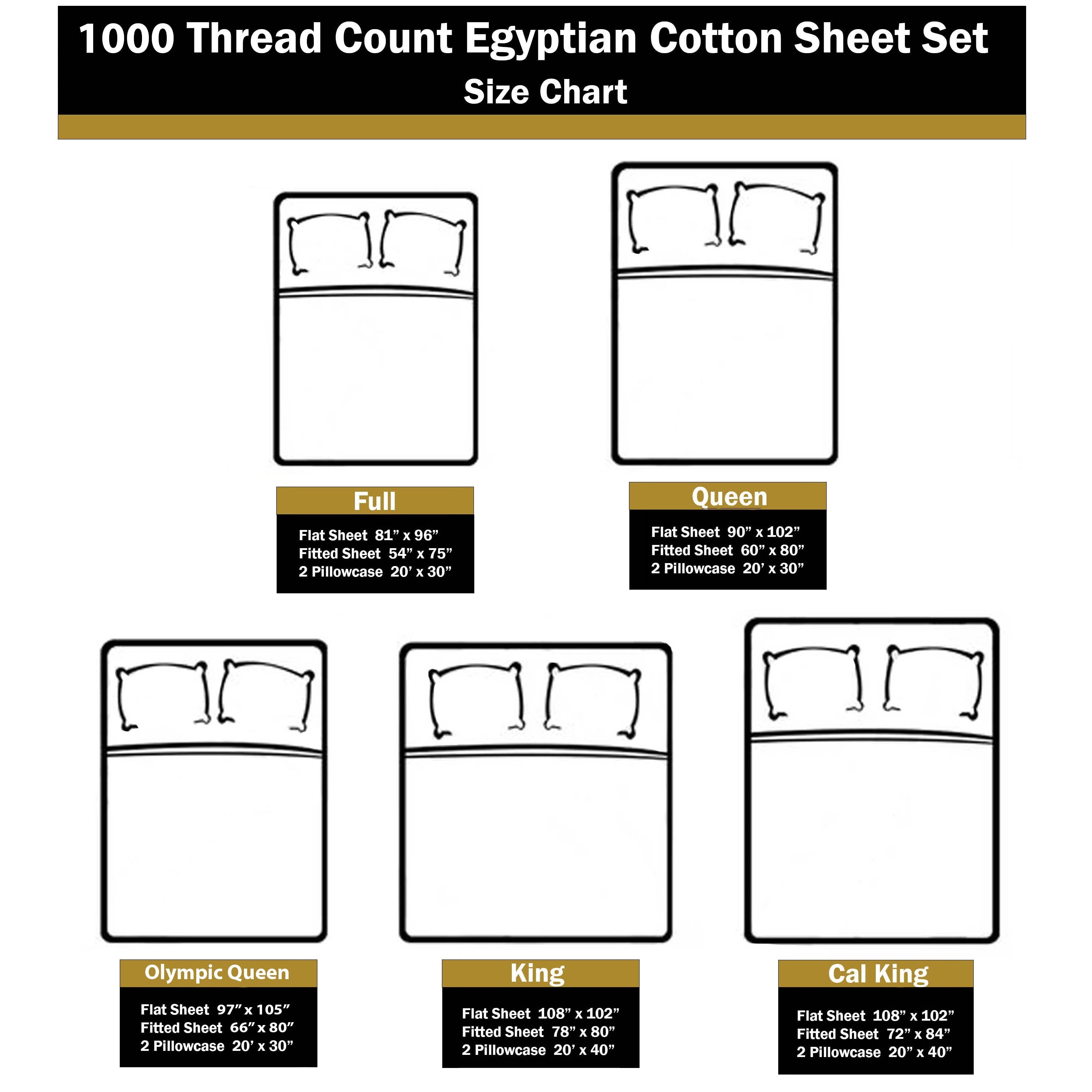 Superior Egyptian Cotton 1000 Thread Count Deep Pocket Solid Sheet Set