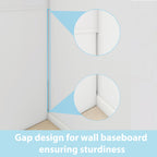 Rackcog 120'' Adjustable Closet Organizer with Drawers, Closet System with DIY Shelves for Reach-in and Walk-in Closet