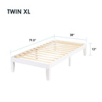 12 Classic Solid Wood Platform Bed Frame