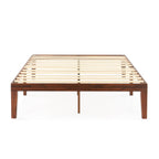 16 Inch Classic Solid Wood Platform Bed Frame in Multiple Finishes
