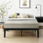 16 Inch Classic Solid Wood Platform Bed Frame in Multiple Finishes