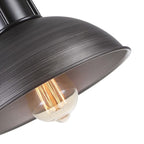 3-Light Industrial Farmhouse Dome Pendant Metal Linear Kitchen Island Pendant Light Oil Rubbed Bronze Finish