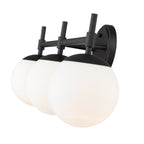 929 Lighting 3 Light Bathroom Vanity Fixture in Multiple Finishes with Opal Glass Shades