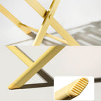 3-Piece Minimalist Patio Bistro Set of Foldable Round Table & Chairs - 3-Piece-Patio-Bistro-Set