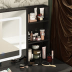 39.4'' W Dresser Makeup Vanity Set with Stool and Mirror Room