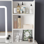 39.4'' W Dresser Makeup Vanity Set with Stool and Mirror Room