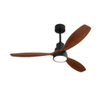 48 and 52 Integrated LED Ceiling Fan with Light and Remote, Reversible DC Motor