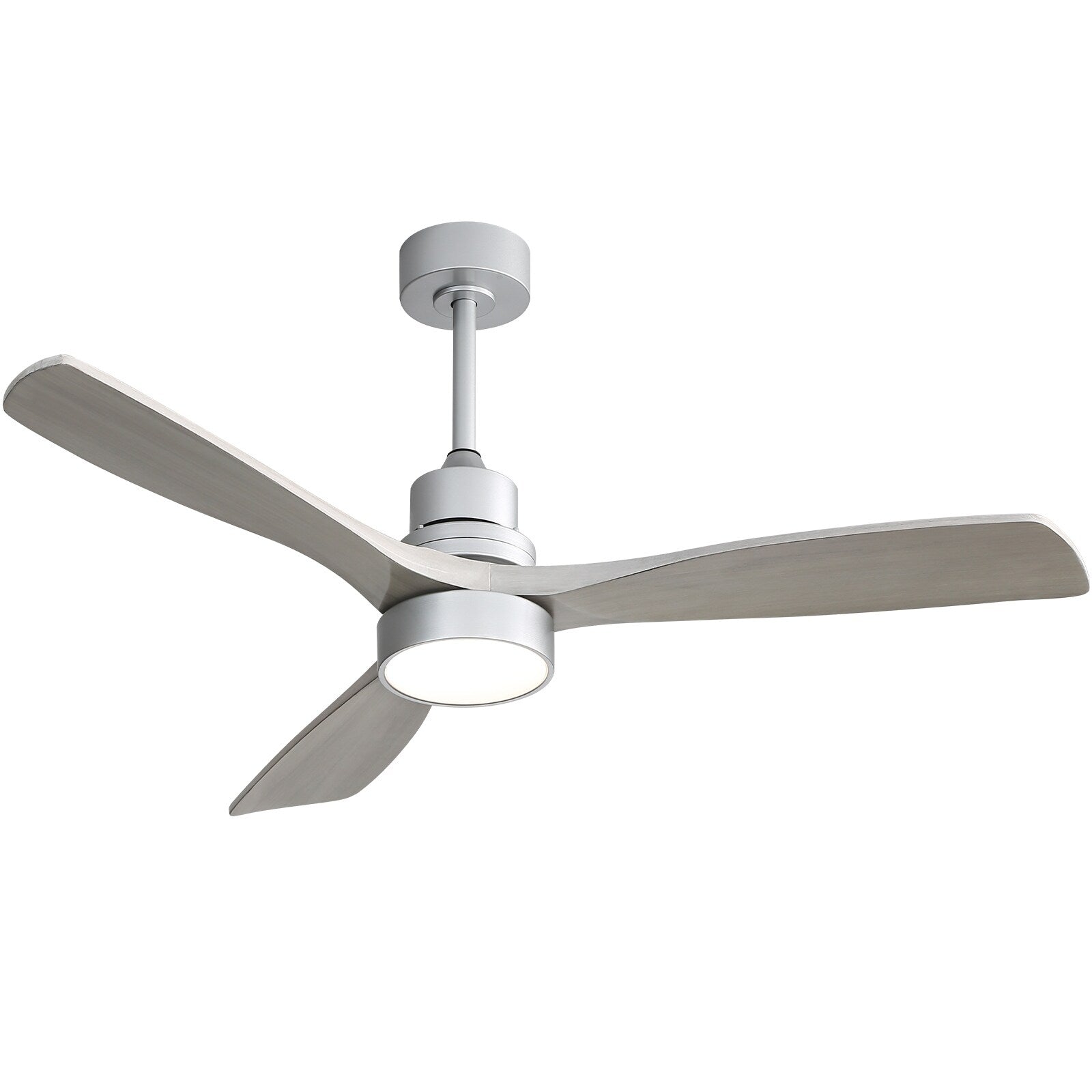 48 and 52 Integrated LED Ceiling Fan with Light and Remote, Reversible DC Motor