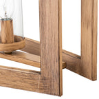 5-Light Mid-Century Modern Industrial Linear Kitchen Island Pendant Vintage Rectangle Glass Chandelier