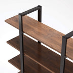 5-Tier Bookshelf, Vintage Industrial Style Bookcase