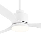 52 Inch LED Ceiling Fan with Lights Remote(3-Blade)
