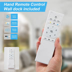 Sofucor 52 Indoor Wood Ceiling Fan Light with Remote, Integrated Light Optional