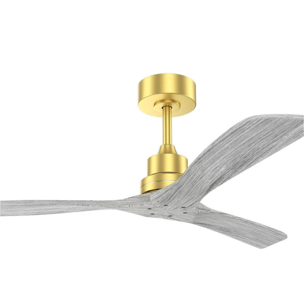 52 inch Modern Solid Wood / ABS Ceiling Fan With Remote Control(No Light),6 WInd Speed,Reversible Airflow