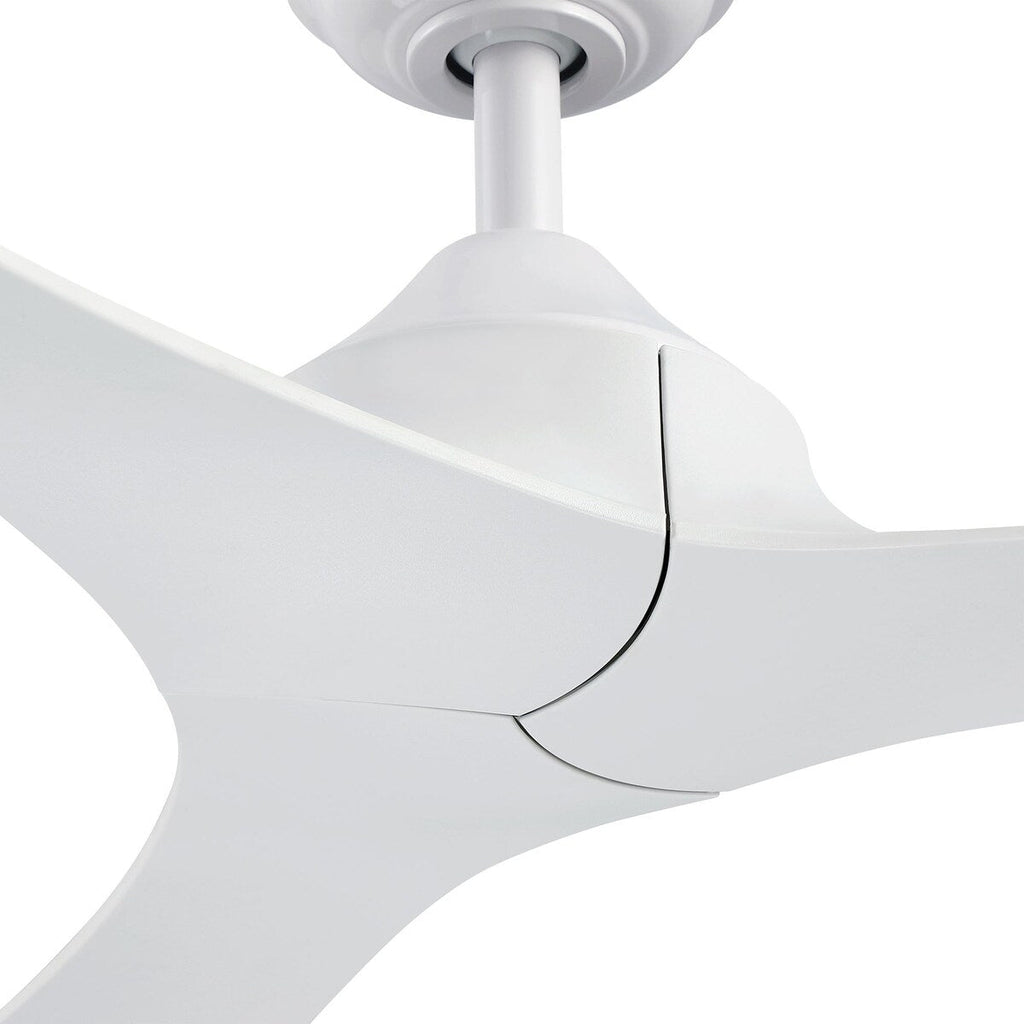 56 Modern Black 3-Blade Propeller DC Ceiling Fan with Remote