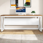 63 L-Shaped Computer Desk with 47 inches Lateral File Cabinet, Executive Desk Home Office Furniture Desk Set