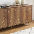 63'' W Wood Buffets and Sideboards Storage Cabinet