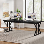 70.8-Inch Executive Desk, Large Computer Office Desk Workstation
