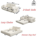 78.7 Multi-Functional Foldable Sofa Bed