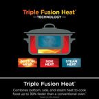 8.5 Quart Multi-Cooker, with 8-in-1 Slow Cooker, Dutch Oven, Steamer, Glass Lid, Integrated Spoon, Oven Safe Pot to 500°F