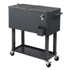 80QT Iron Spray Cooler with Shelf