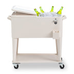 80QT Iron Spray Cooler with Shelf