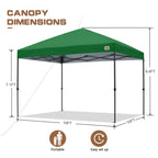 ABCCANOPY Durable Easy Pop up Canopy Tent Outdoor canopy tent