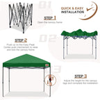 ABCCANOPY Durable Easy Pop up Canopy Tent Outdoor canopy tent