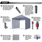 ABCCANOPY Durable Easy Pop up Canopy Tent Outdoor canopy tent
