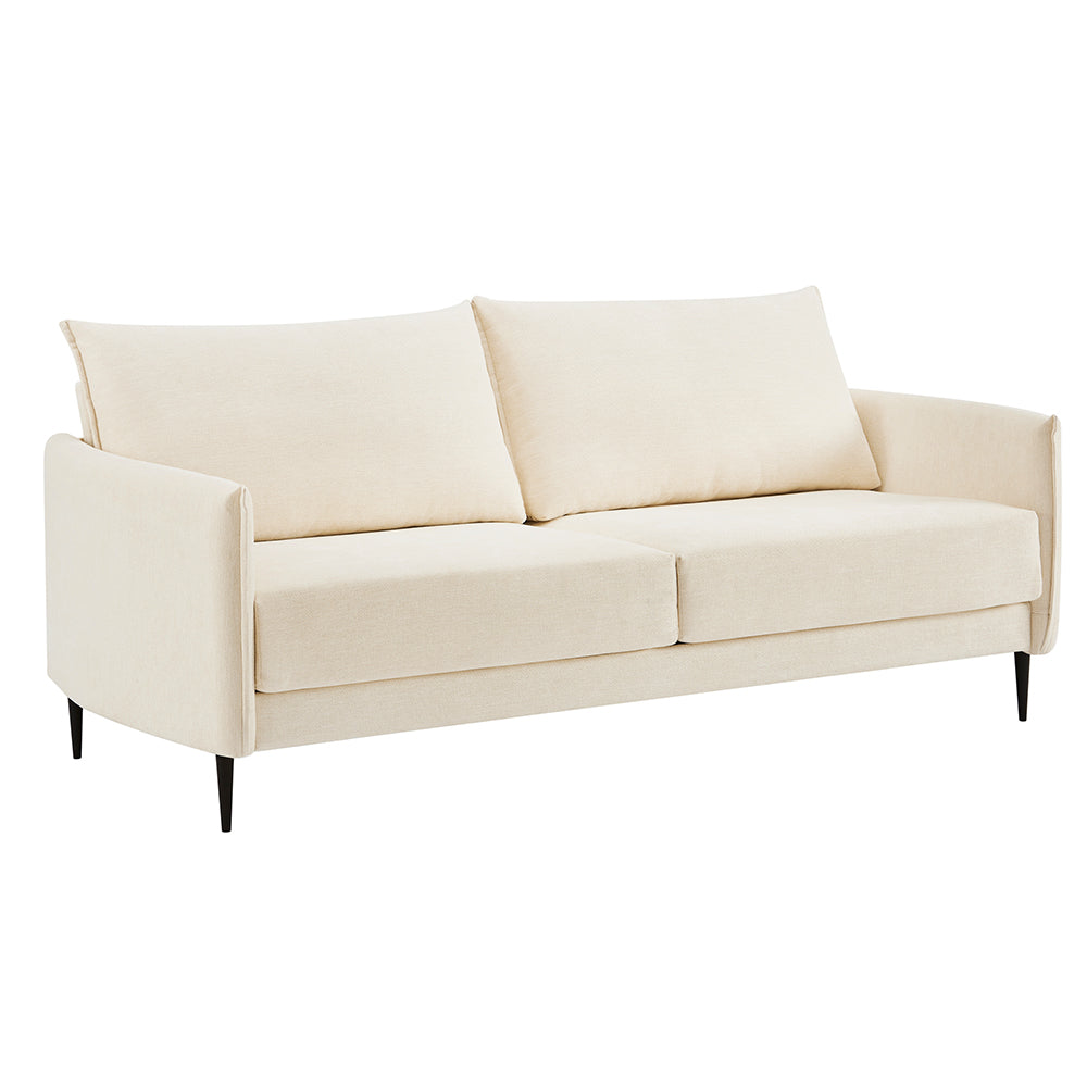 Bari Beige Woven Fabric Sofa