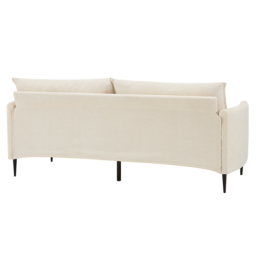 Bari Beige Woven Fabric Sofa