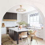 Elvira 8-Light Wagon Wheel Crystal Semi-Flush Mount