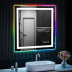 Anti-Fog RGB Backlit & LED Frontlit Bathroom Mirror