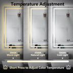 Anti-Fog RGB Backlit & LED Frontlit Bathroom Mirror