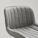 Art Leon Adjustable Height Swivel Barstool, Set of 2