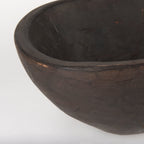 Athena Extra Large Oblong Black-Brown Reclaimed Wood Bowl - 26.0L x 10.0W x 7.0H