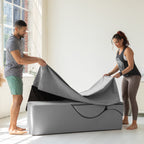 Avana Kami Convertible Chaise / Yoga & Massage - 2-In-1 Ottoman with Concealed Fold Out Yoga Lounge Chair, Microvelvet - N/A