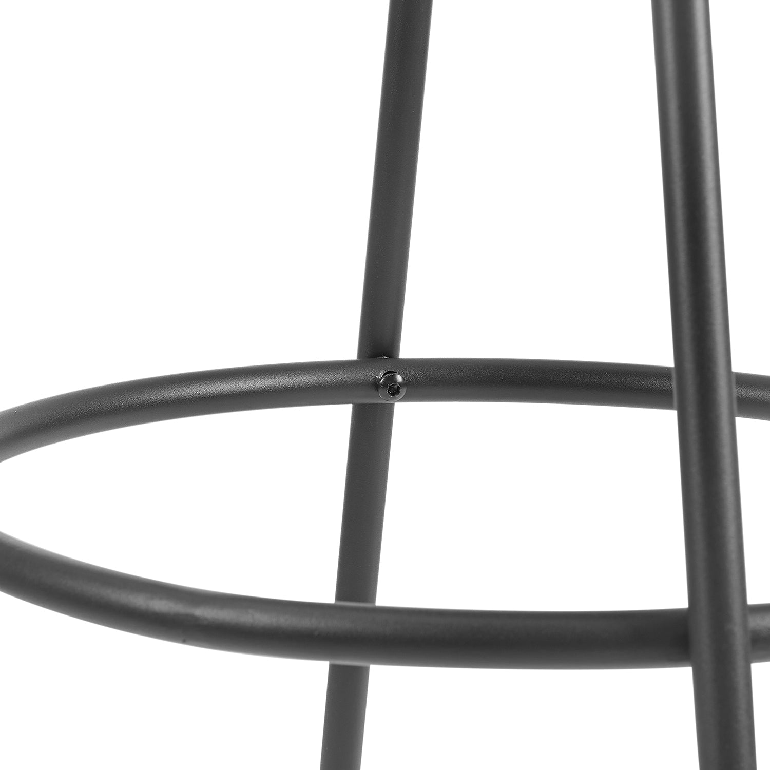 Barton Set of 2 Champagne Velvet Upholstered Bar Stools with Contrast Piping