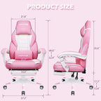 BOSSIN Racing Style Gaming Chair,300 lbs Big and Tall gamer chair High Back Computer Chair