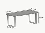 BIASCA 6-Seater High Gloss Marble Effect Dining Table with Silver Chrome Legs Black