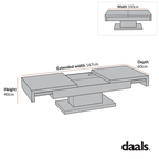 Blythe Two Block Sliding Storage Coffee Table