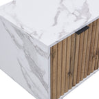 Aspen Oak and Marble Effect 150cm Wide TV Unit