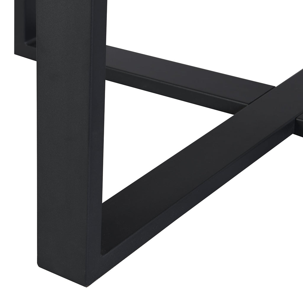 BERN Extending Round Dining Table with Metal Legs, Oak