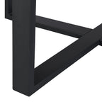 BERN Extending Round Dining Table with Metal Legs, Oak