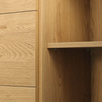 Agnes Curved Edge 2 Door 3 Drawer Wide Sideboard, Natural