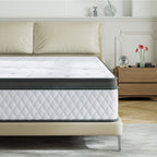 SweDrea 12 in. Firm Hybrid Memory Foam Mattress with CertiPUR-US and Oeko-TEX , Featuring Reinforced Springs.