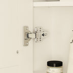 Bathroom Medicine Cabinet LED Mirror Anti-Fog 6000K Wall Cabinet White