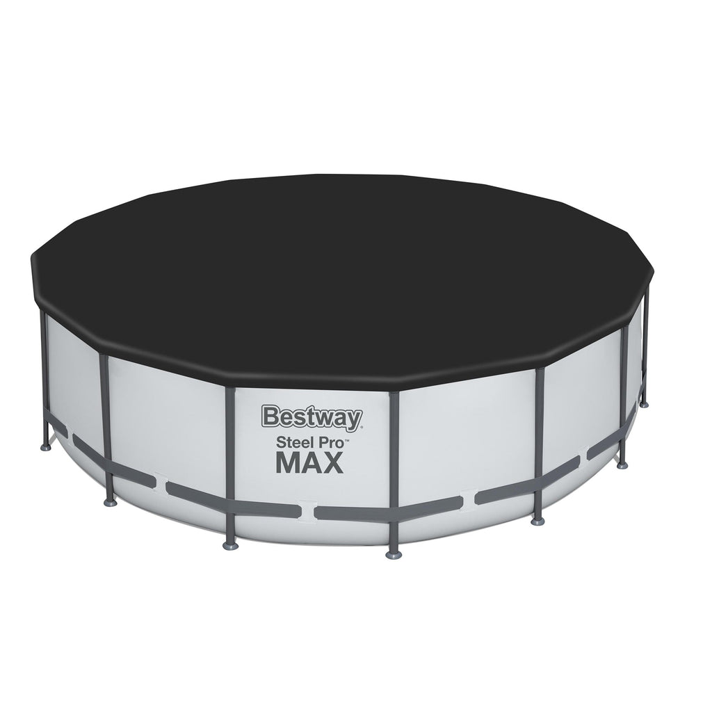 Bestway Steel Pro MAX Round Above Ground Swimming Pool with Pump & Cover