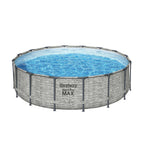 Bestway Steel Pro MAX Round Above Ground Swimming Pool with Pump & Cover