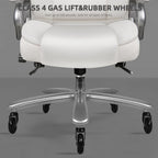 Bossin Big and Tall Executive Office Chair,500LBS Adjustable Lumbar Support Ergonomic Chair with High Back PU Leather Computer